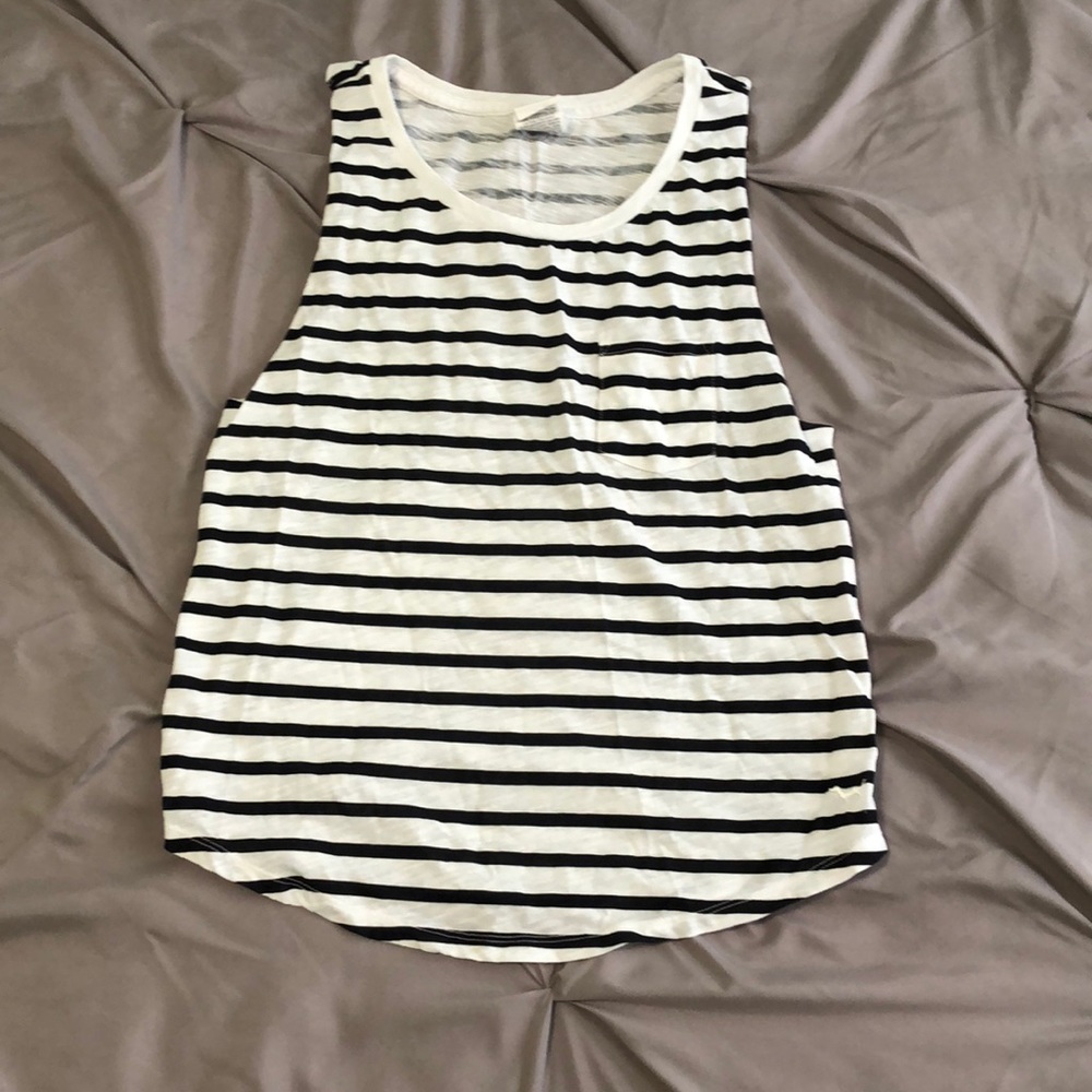 VS Pink Striped Tank